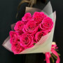 9 малиновых роз фото 4